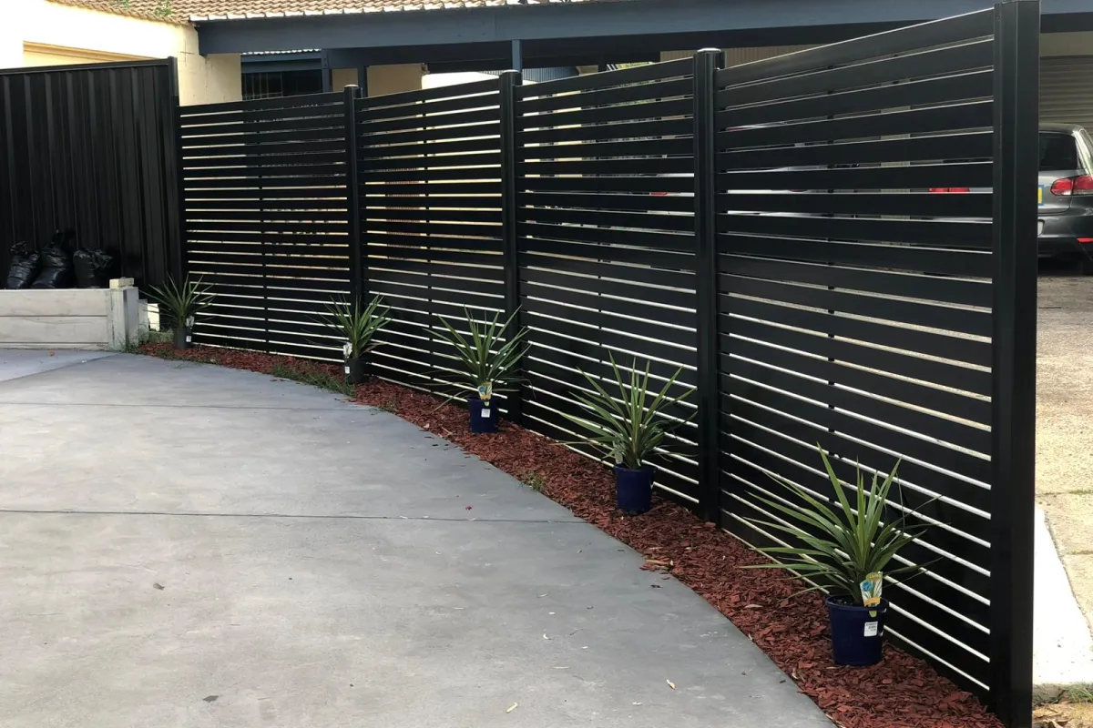 Aluminium Slat Fence and Gates