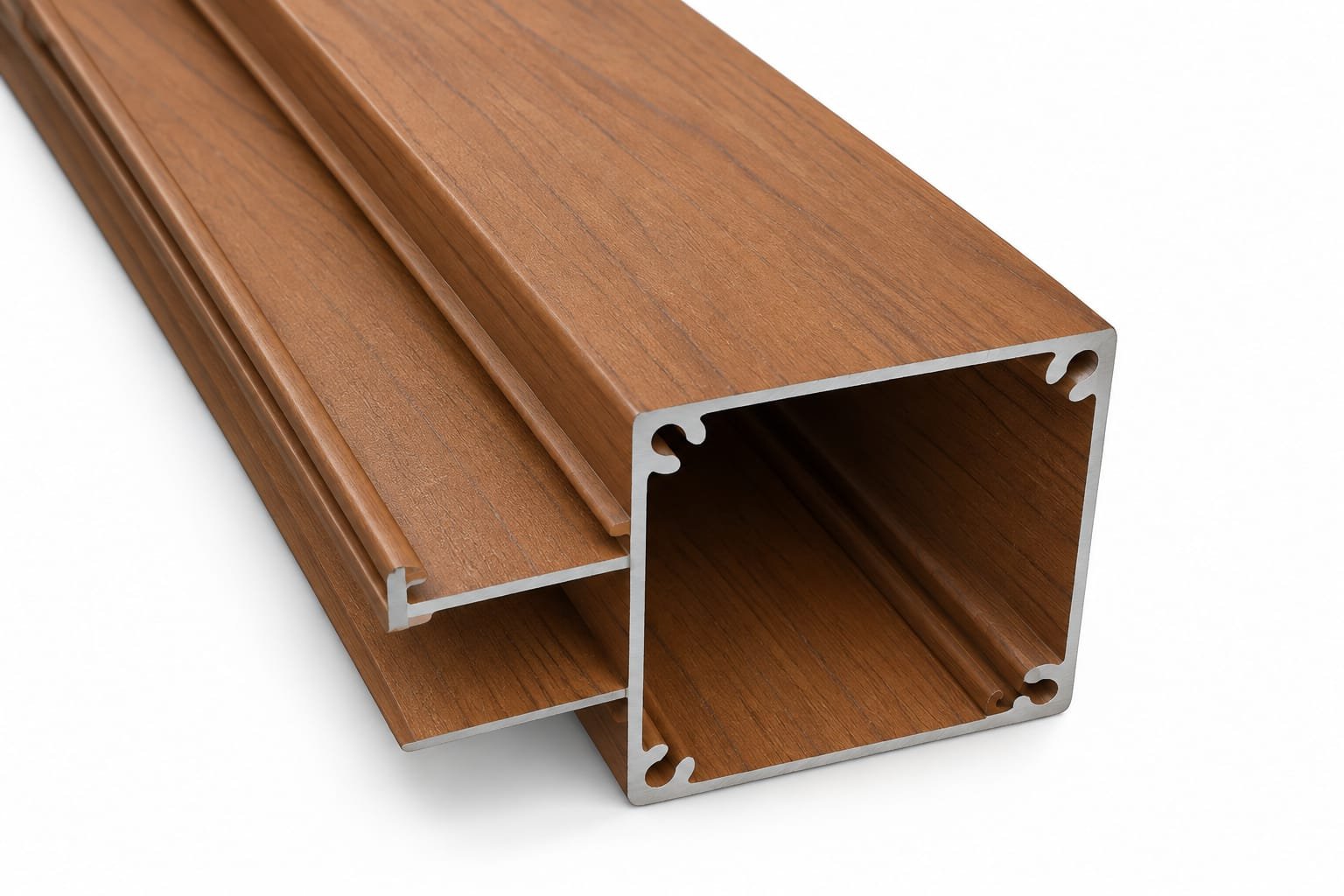 Gate frame upright 5.8m wood grain
