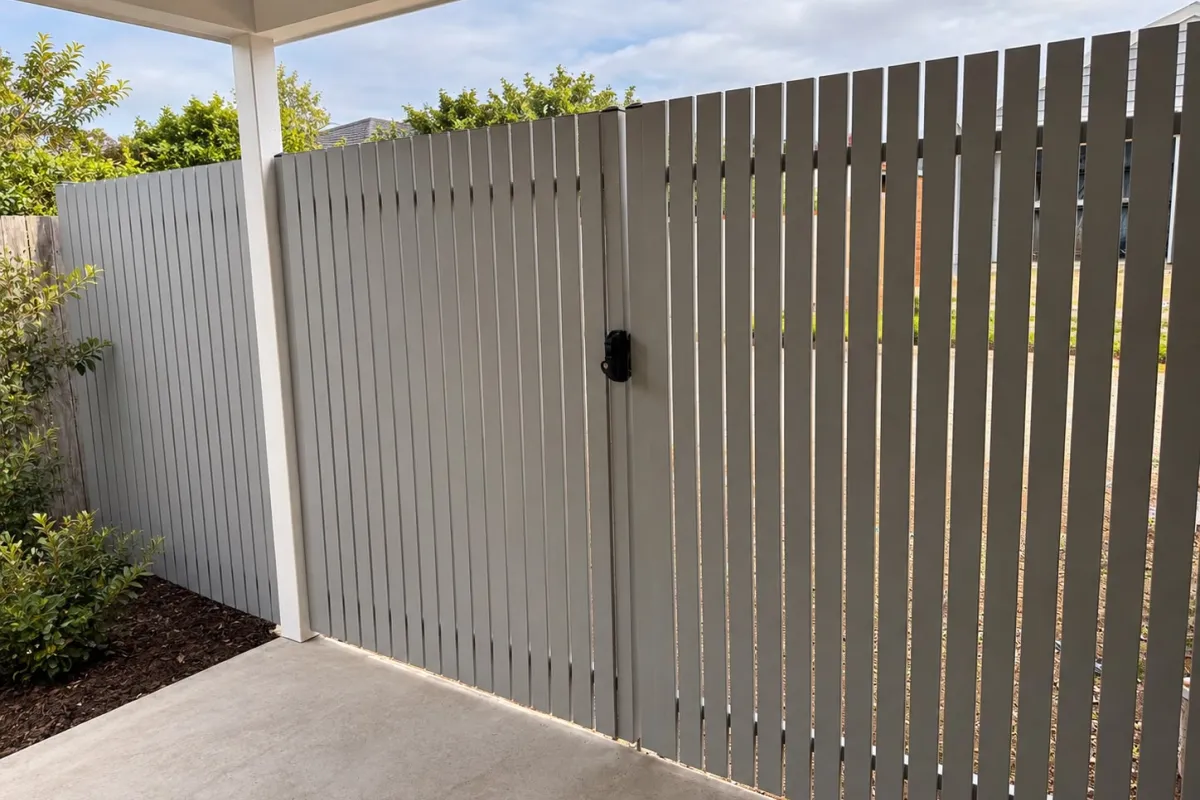 Aluminium Picket Fence and Gates