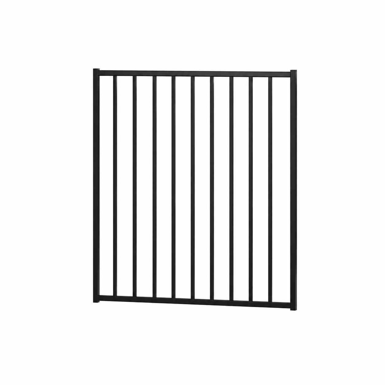 Tubular Pool fence gate 1.2x1.5 Black